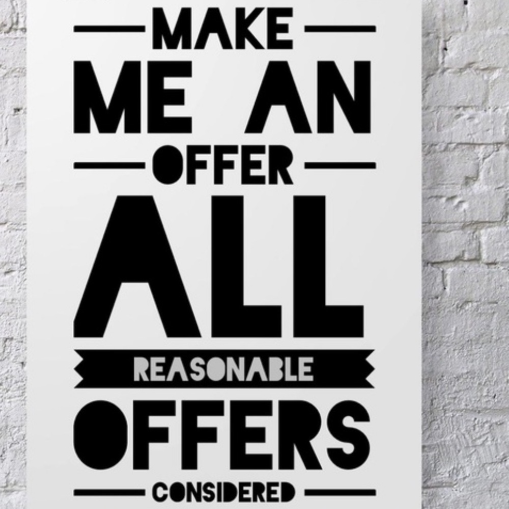 Everything must go! Make an offer!